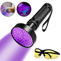 high quality uv light 51100 led 395nm uv light flashlight torch lamp safety uv ultraviolet detection ultra violet lanterna