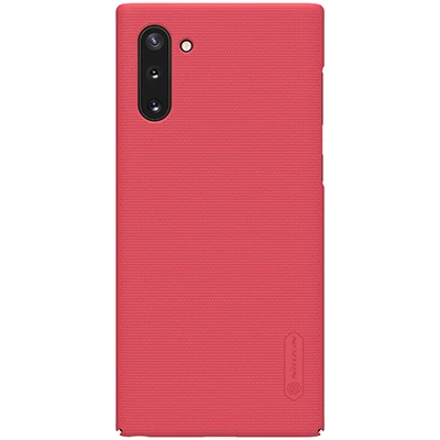 Чехол для samsung Note 10, чехол для samsung Note 10 Plus, NILLKIN, супер матовый щит, матовая твердая задняя крышка, чехол, подарок, держатель для телефона - Цвет: Красный