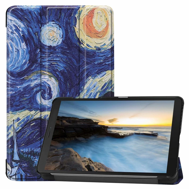 Симпатичный чехол для Samsung Galaxy Tab A 8 0 дюйма 2019 тонкий защитный подставка T295 T297