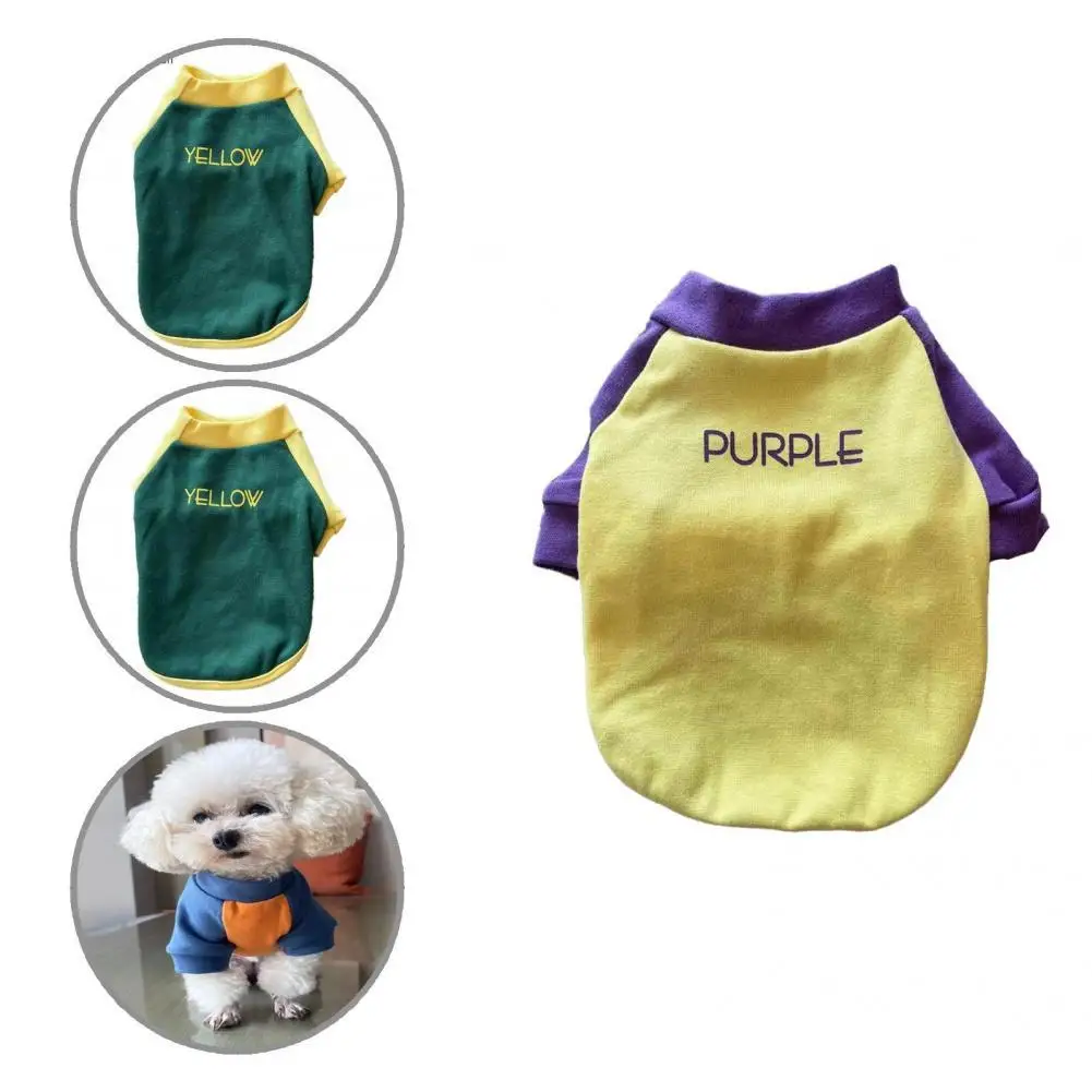 

Prevent Coldness Anti-fade Cartoon Pet Dogs Cats T-shirt Costume Pet Accessories