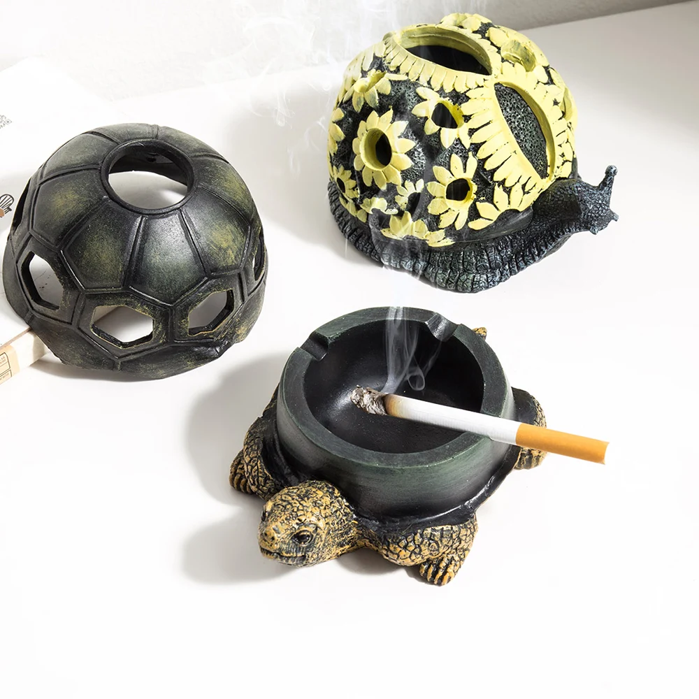 Пепельница в виде черепа дизайнерские пепельницы с крышками подарок для