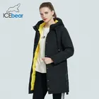 ICEbear 2021 Женская зимняя куртка Женское пальто с капюшоном Повседневная одежда качественного пальто марки одежды GWD20035I