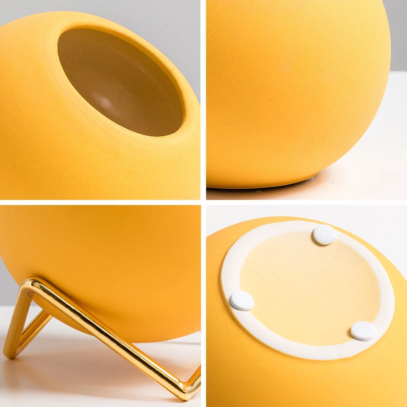 Креативная керамическая ваза для сада современный минималистичный цветочный