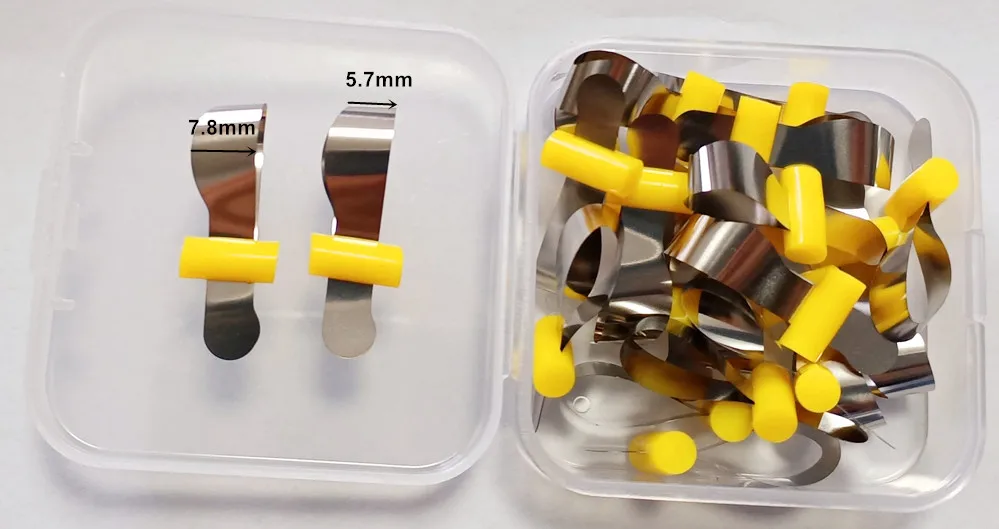 20 шт./лот зубная матричная лента Tofflemire Matrice Застревание SS резиновый фиксатор