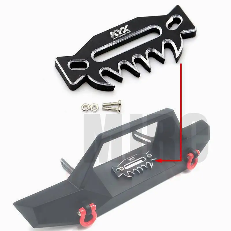 

For TRX4 front bumper winch RC climbing car toy general metal winch rope guide for For TRX-4 AXIAL SCX10 II trx-6 D90 D110 90046