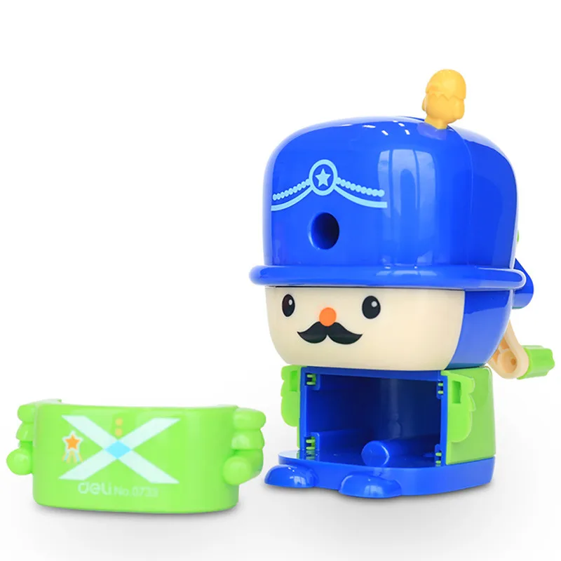 Канцелярская точилка для карандашей 1 шт. с мультяшным солдатом s детей