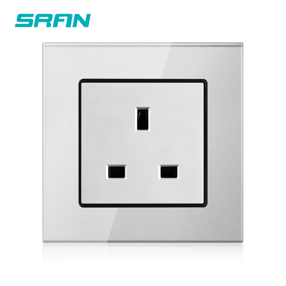 Белая панель из закаленного стекла SRAN фото функциональная клавиша для настенной