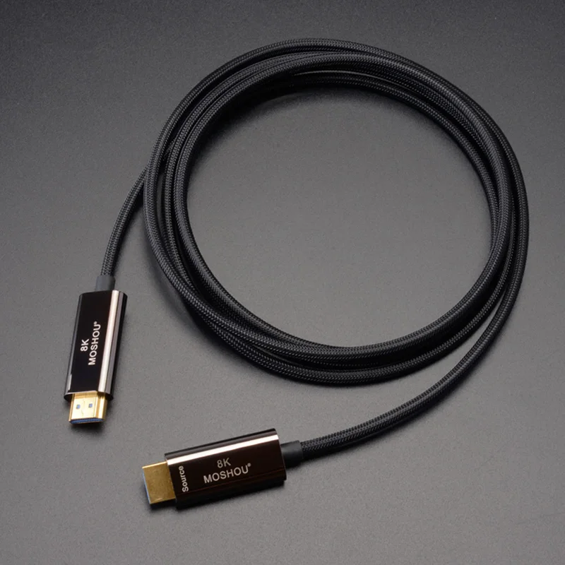 Оптический HDMI кабель 2,1 8K Dolby Vision 60Hz 4K HDR 4:4:4 ARC 48Gbs Ultra-HD(UHD) Аудио Ethernet шнур без потерь MOSHOU усилитель