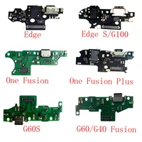 10pcs usb charging charger dock port connector board plug flex cable for motorola moto g100 edge s g60 g40 one fusion g60s plus