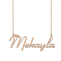 mekayla name necklace custom name necklace for women girls best friends birthday wedding christmas mother days gift