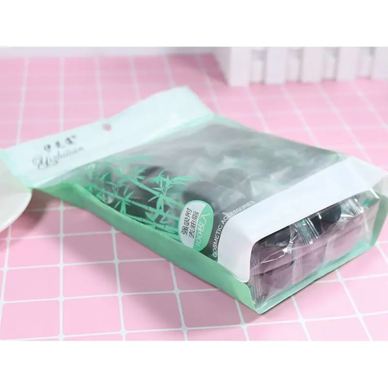 100 шт./компл. черная маска для лица сжатый древесный уголь портативная