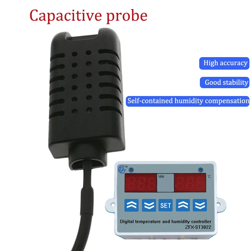 Интеллектуальный контроллер температуры цифровой дисплей увлажнение и осушение