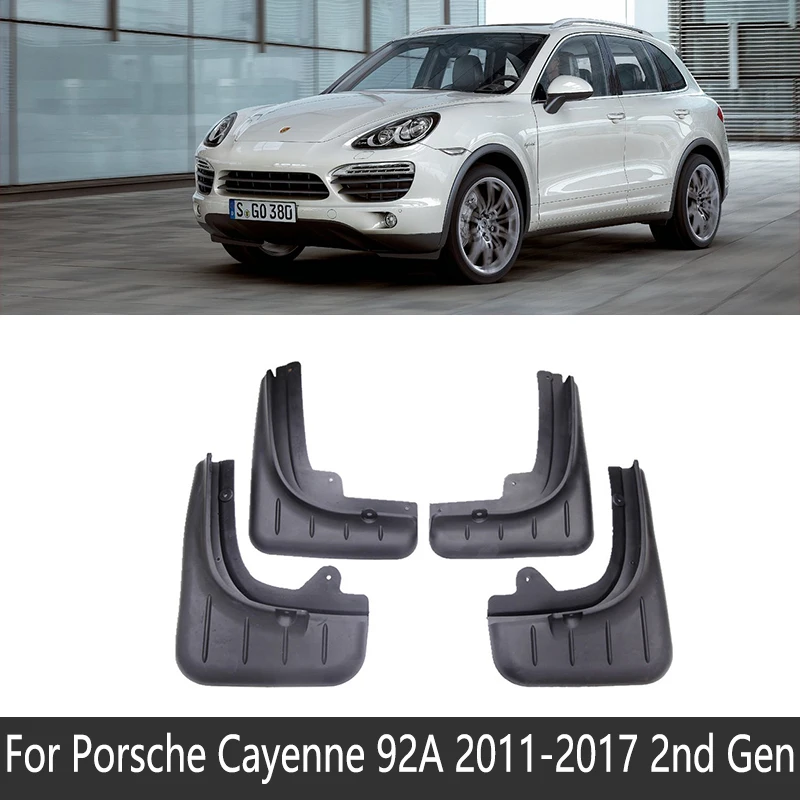 Крылья для Porsche Cayenne 9PA 92A PO536 2008~ брызговик щитки, брызговики брызговик всплеск аксессуары 2009 2010 - Название цвета: 2011-2017 92A