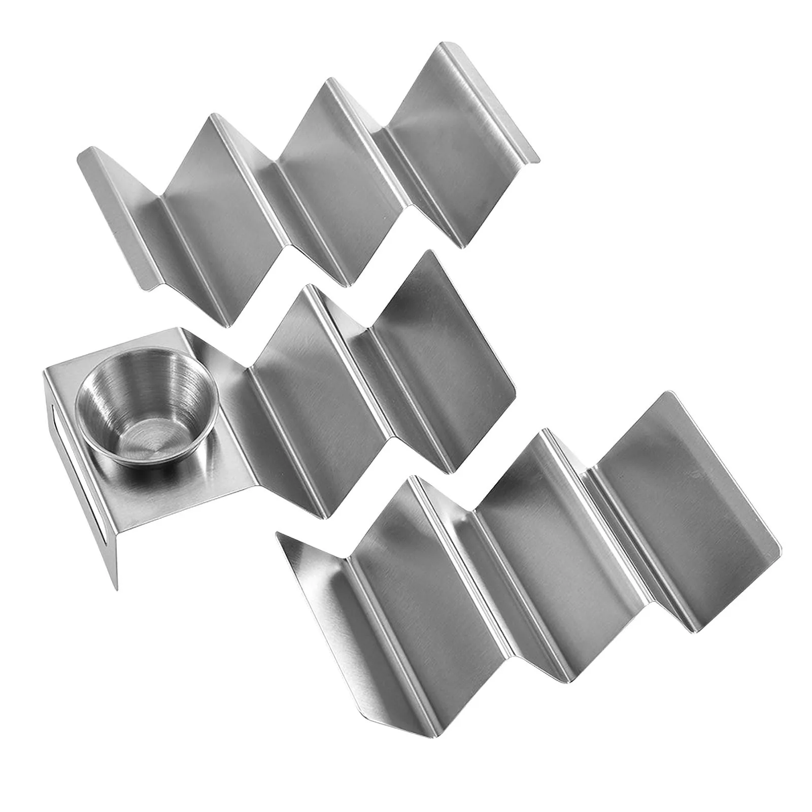 Подставка для пиццы стойка Тако из нержавеющей стали прочная волнистая