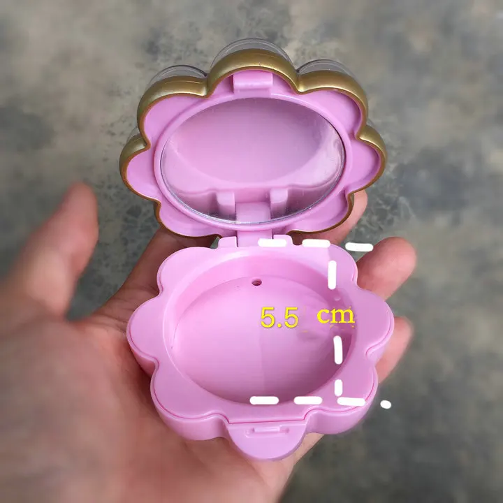 

Magical DoReMi Ojamajo Doremi Original Jewelry Box Makeup Powder PVC Model Toys Action Figure Doll Decoration cosplay