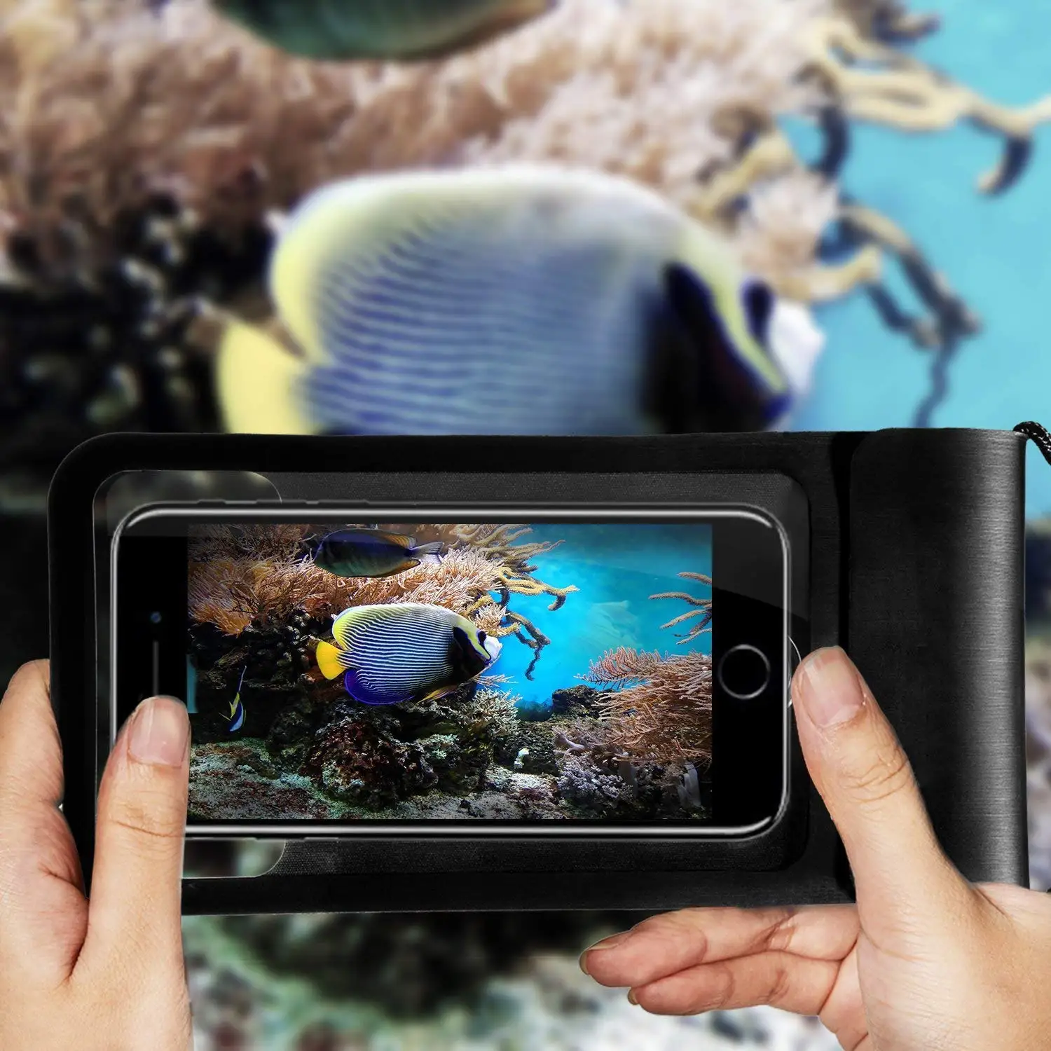 Водонепроницаемый Прозрачный чехол для телефона сотового с сенсорным экраном