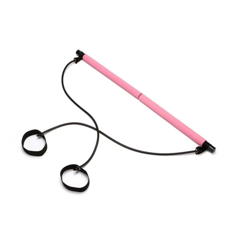 

Yoga Resistance Bands Pilates Stick Bodybuilding Crossfit Gym Rubber Tube Elastic Bands Fitness Equipment Training Exercise