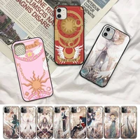 card captor sakuras anime phone case for iphone 11 12 13 mini pro xs max 8 7 6 6s plus x 5s se 2020 xr cover