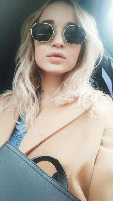 

Ladies hexagon sunglasse metal Women Brand Designer Fashion Rimless Clear Ocean Lenses Sun Glasses UV400