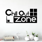 Наклейки на стену из ПВХ с надписью Beauty Chill Out Zone для компании, офиса, комнаты, украшения для дома, гостиной, спальни, P79