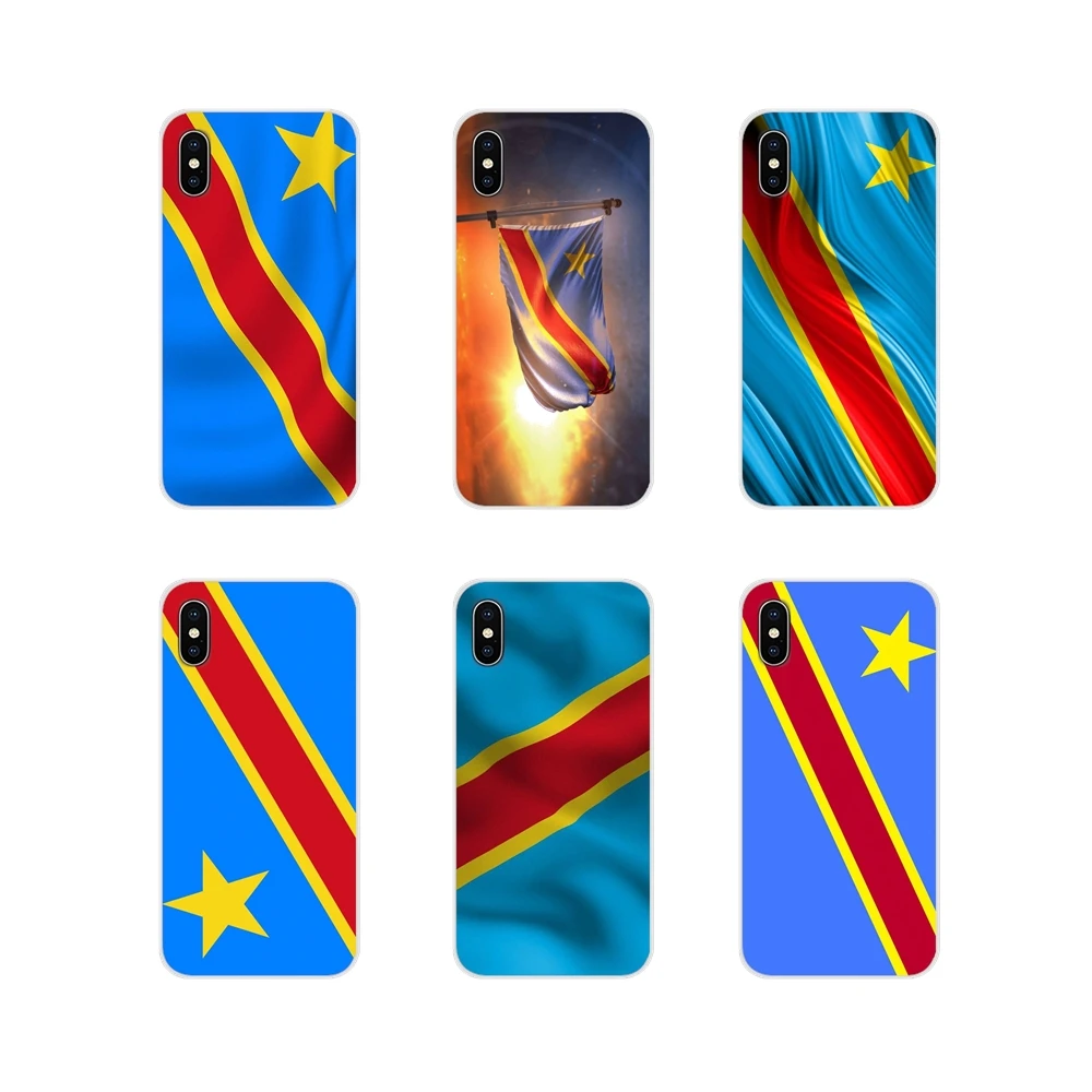 Демократическая Республика Конго флаг для Apple iPhone X XR XS 11Pro MAX 4S 5S 5C SE 6 S 7 8 Plus ipod 5