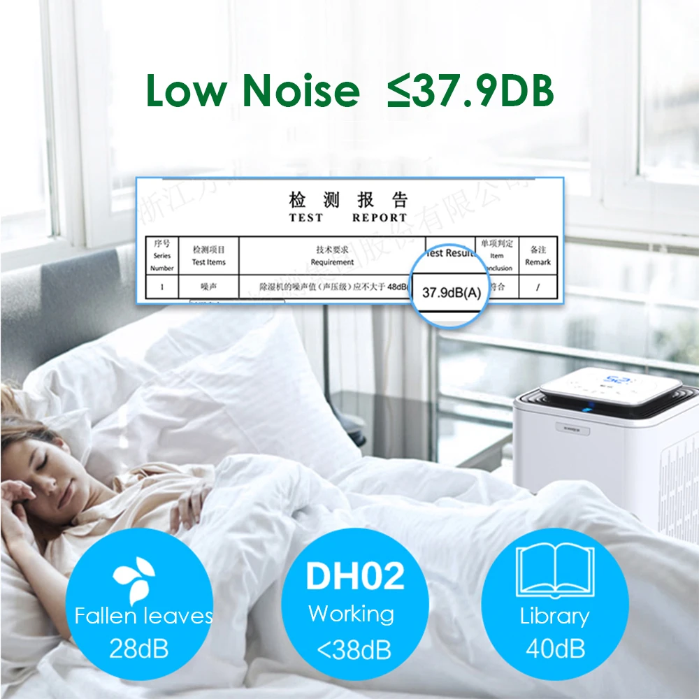 Осушитель для дома поглотитель влаги 23 л/с электрический осушитель воздуха 2000 мл