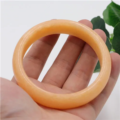 Натуральный желтый китайский нефритовый браслет ювелирные изделия Модные