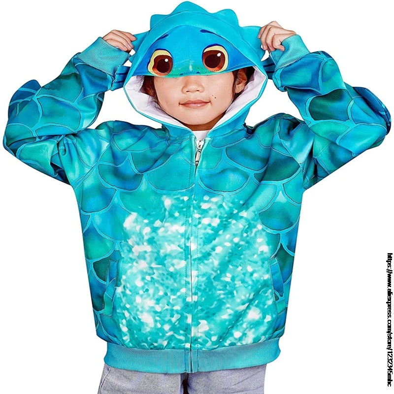 Детская хлопковая куртка с капюшоном и длинным рукавом на молнии | одежда обувь