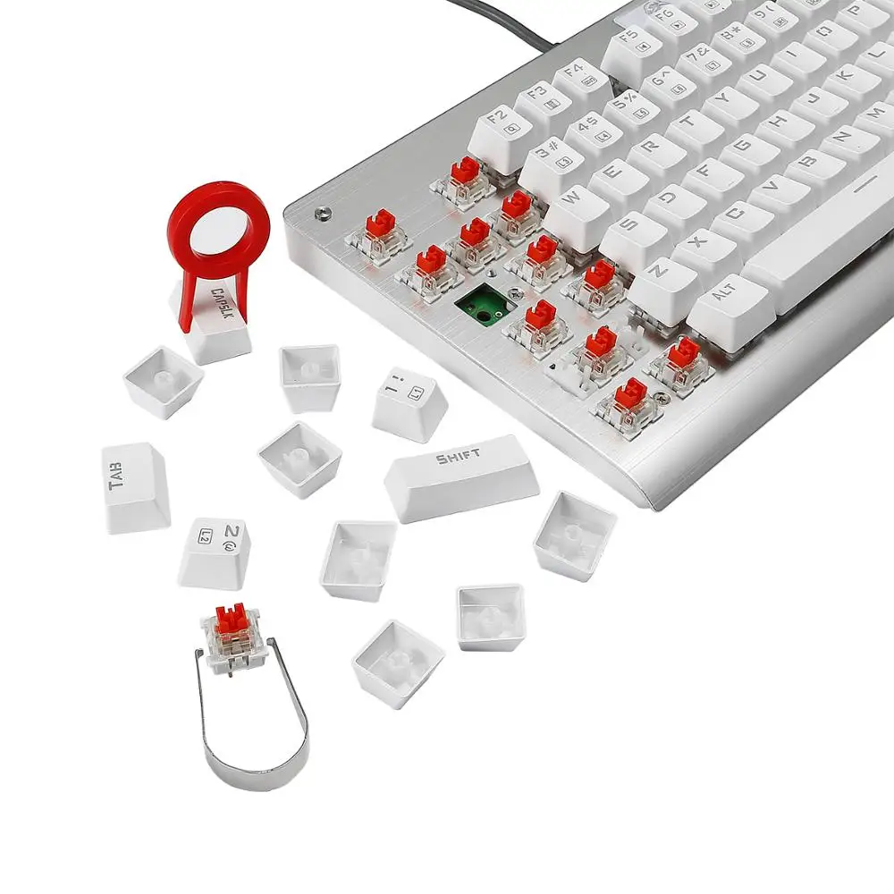 Механическая клавиатура Z 77 TKL линейный красный переключатель светодиодный ная