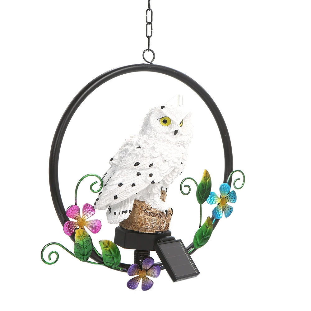 

solar light Waterproof LEDs Solar Powered lamp Owl Shape Sensitive Light Control Lawn Light Outdoor solar Lamp for Garden Lawn