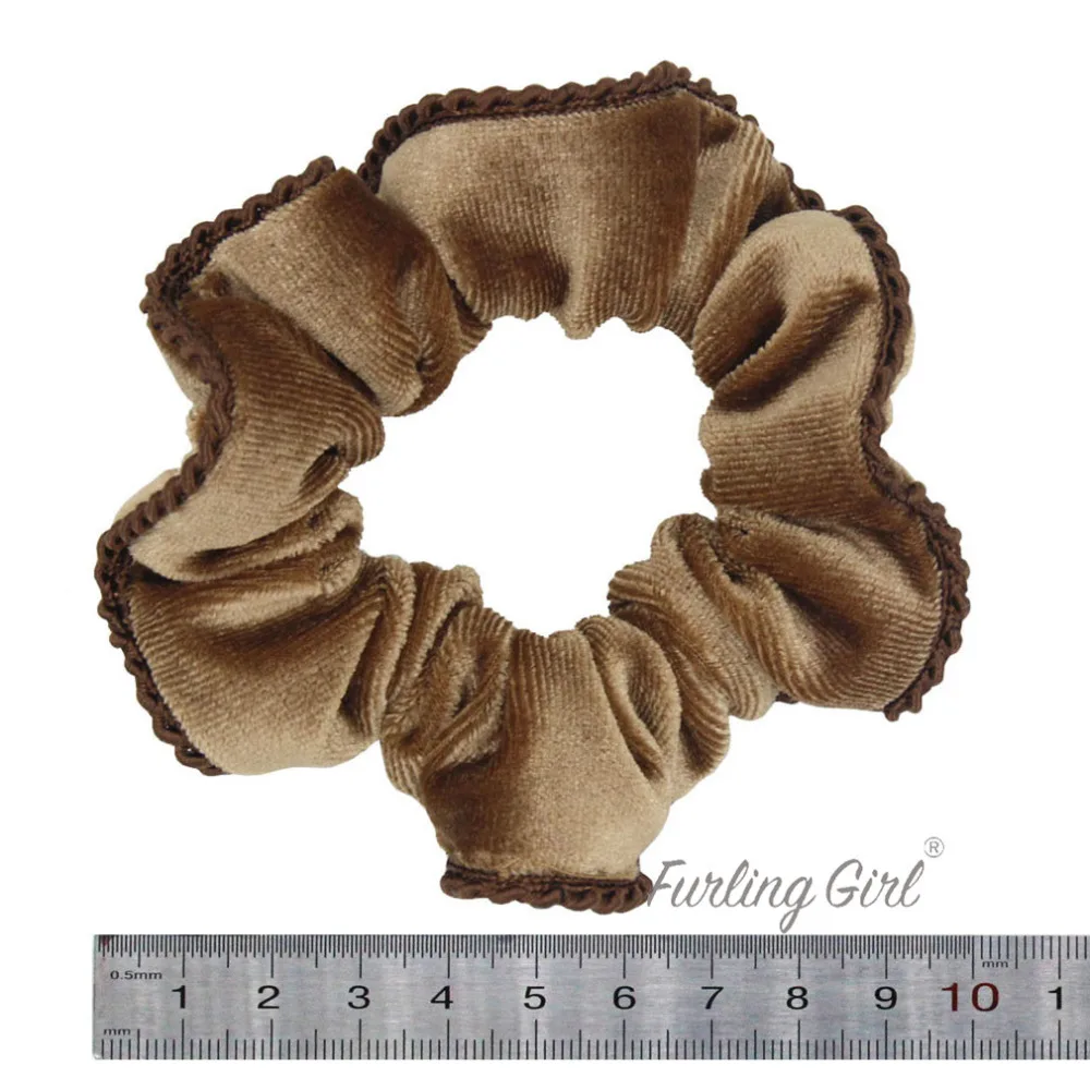 1 шт. женская бархатная резинка для волос на спирали |