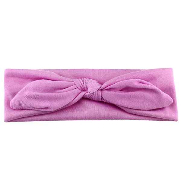 

Cute Girls Headband Ears Knotted Bow Stretchy Hairband Child Turban Hair Accessories for Kids Headwrap