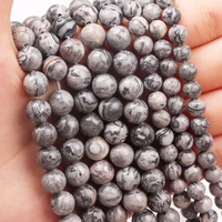 map stone 8mm natural stone loose beads fit for diy jewelry making bracelet bangle necklace present amulet accessories