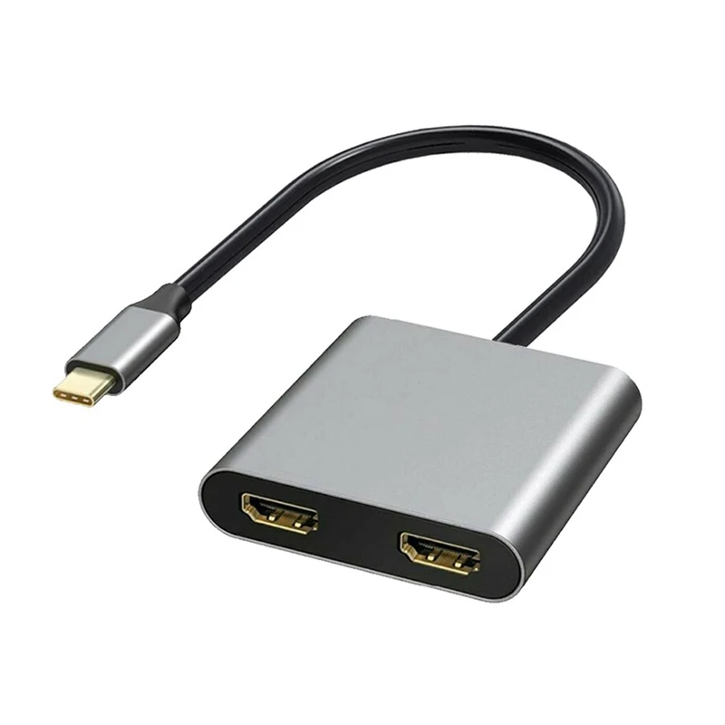 

Плата расширения типа C на двойной HDMI адаптер концентратор USB3.0 Pd конвертер одновременный дисплей двойной экран usb-хаб двойной экран