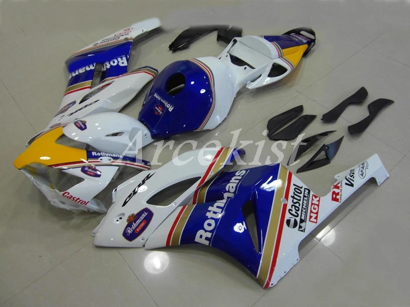 

New ABS Whole Motorcycle bike Fairings kit Fit for Honda CBR1000RR 04 05 CBR1000 1000RR 2004 2005 Custom Free blue white