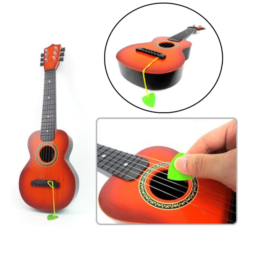 

Creative 6 Strings Children Educational Mini Guitar (Brown)