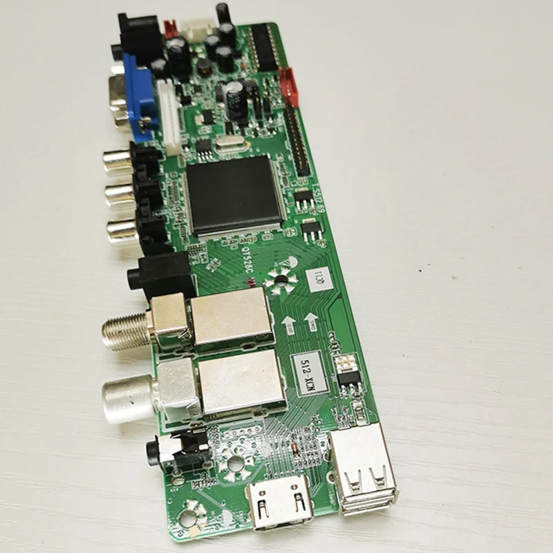 DVB-S2 DVB-T2 цифровой сигнал ATV клен драйвер ЖК-дисплей пульт дистанционного