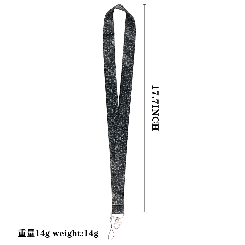 

PF737 Viking Rune Amulet Lanyard for Key Neck Strap Card ID Badge Holder Key Chain Key Holder Hang Rope Key Rings Accessories