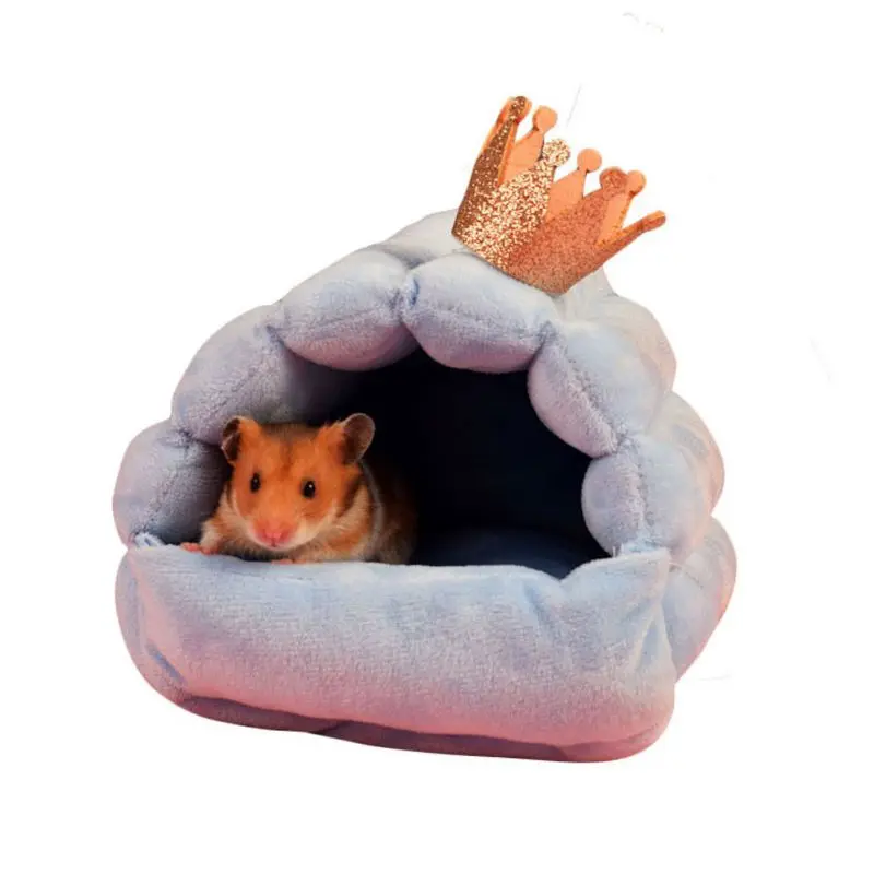 chinchilla rat rabbit bed small pet animal hamster cages warm house nest for guinea pigs mice cotton fabric hot sell free global shipping