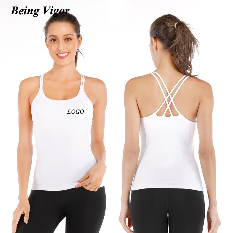 

Being Vigor Yoga Crop Tanks Fast Delivery High Quality Eco Lady Women Fitness Yoga Tank Top