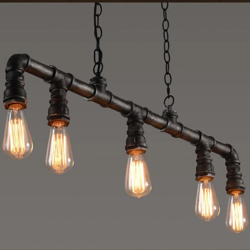 Промышленный Ретро Креативный светодиодный комнатный подвесной светильник e27