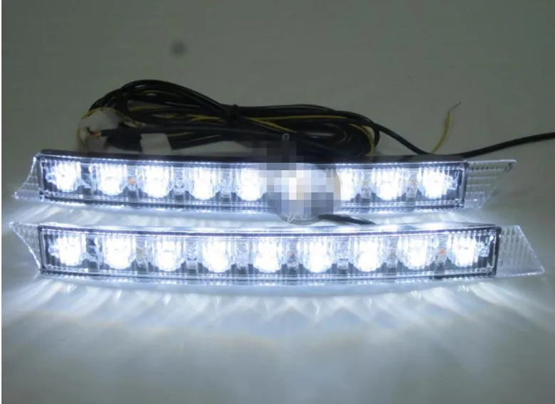 

9 LED Car Daytime Running Light DRL Waterproof Daylight DC 12V FOR AUDI A6 Q5 Q7 2005-2008