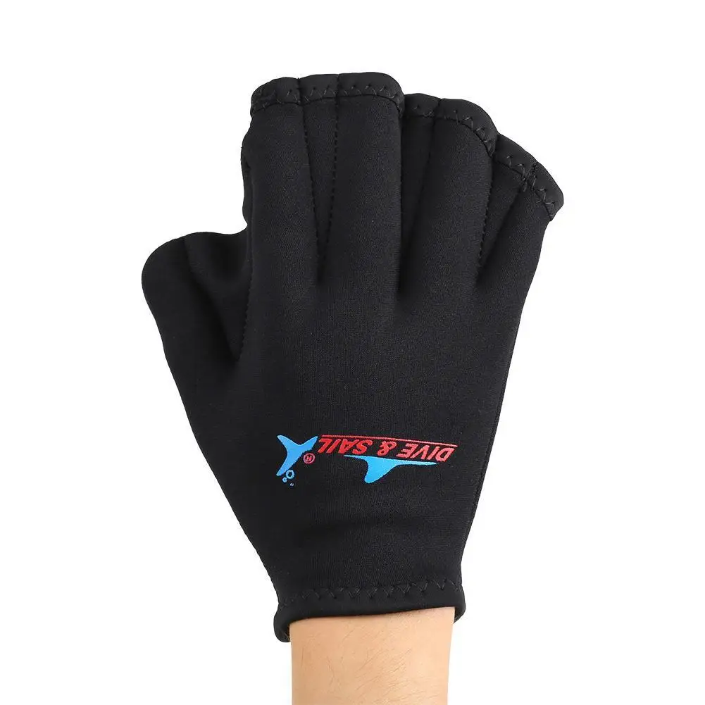 

Swimming Gloves Webbed Diving Palm Paddle Swim Hand Flippers Training Finger Webbed Swim Gloves