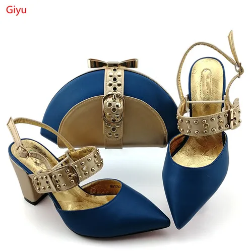

doershow new fashion shoes and bag matching set italy 2019 designs for african shoes and bags wedding party free shipping!SJK1-2