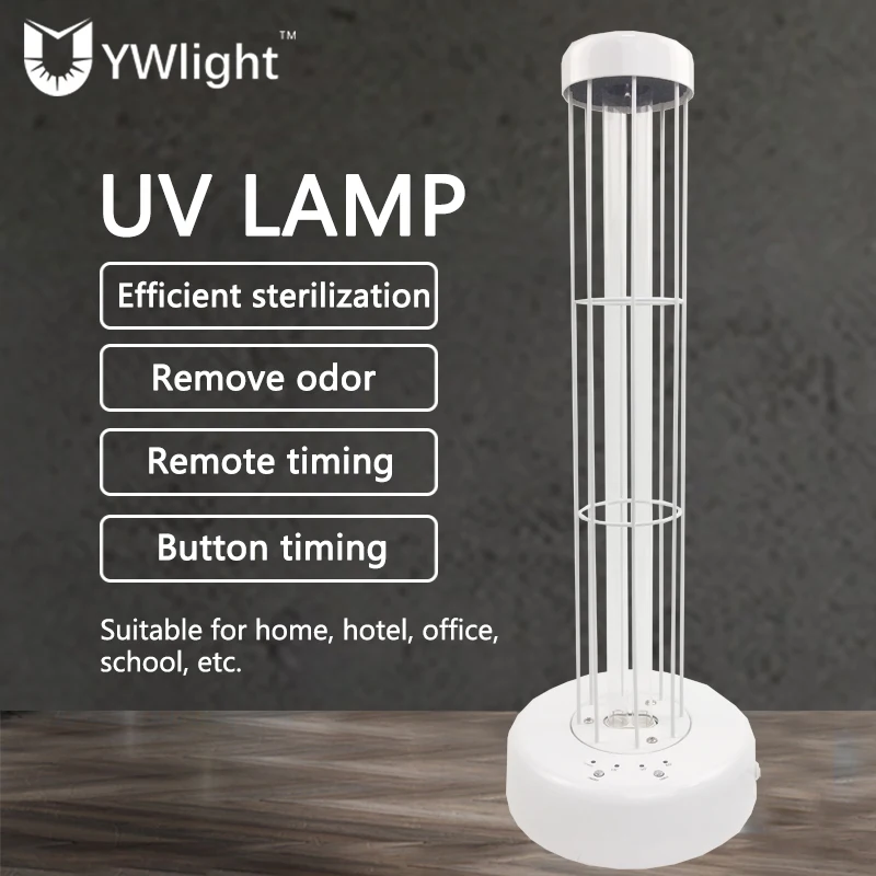 

60W Portable UVC Quartz Ultraviolet Lamp Bactericidal Light Germicidal Disinfect UV Light Sterilizer Desinfection Classroom