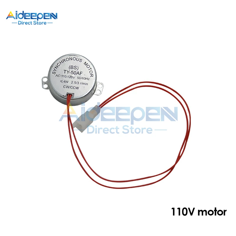 2.5-3 r/min Automatic Incubator Motor TY-50AF AC 110V 220V 12V 50/60Hz Torque 4KGF.CM 4W CW/CCW Low Speed Egg Turning Mini - купить по