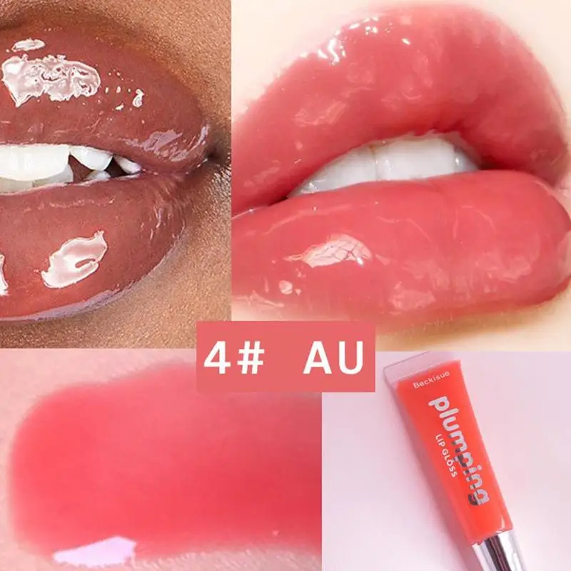 Глянцевый блеск для губ с кристаллами увлажняющий Блестящий Жидкий минеральное