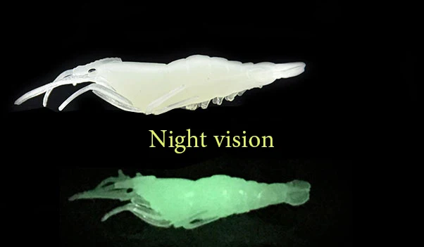 10 шт./лот силиконовые приманки 4 см 1 г мягкая рыболовная приманка светящаяся