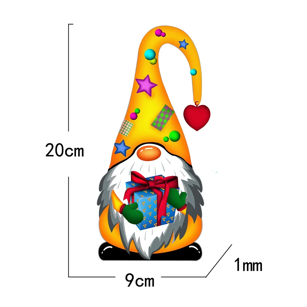 

Iron Dwarf Ornaments Practical Yard Welcome Sign Outdoor Fence Design Home Courtyard Decoration, For Christmas Party, Holiday