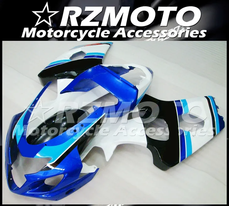 

Новый ABS весь обтекатели комплект подходит для SUZUKI GSX-R600 GSX-R750 600 750 K4 2004 2005 04 05 средства ухода за кожей комплект синего и белого цвета